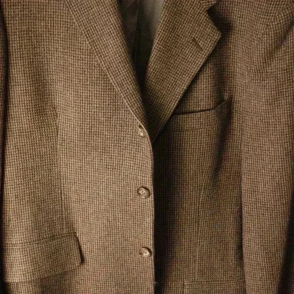 Sports‎ jacket blazer, 100% wool made in the USA, Brown heather mens - Picture 7 of 15